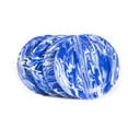 thumbnail image 1 of Camping Enamelware Round Dinner Plates of 10" (Set of 4), Marble Design (Blue), Material Steel Enamel, Artesano Home Decor, 1 of 5
