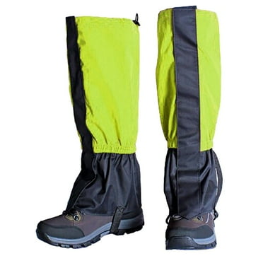 Camping Essentials Boot Gaiters Outdoor Hiking Boot Gaiter Waterproof Snow Leg Legging Cover Hunting Climbing Green