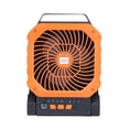 thumbnail image 1 of Camping Fan Solar USB Rechargeable 7800mAh 4Speeds LED Light Timer For Outdoor Activity Tent Bedroom Coolers, 1 of 8