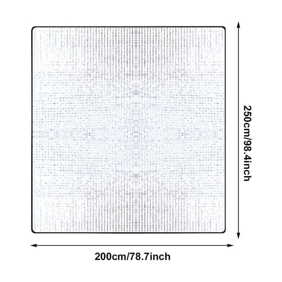 Camping Floor Mat, Double Sided Aluminum Foil Camping Mat, Camping Mat Foam Foil Blanket, for Camping Foam Pad Insulating Foil Mat, Foldable Tent Mat Sleeping Mat, 200*250CM
