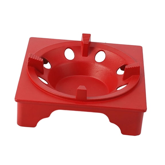 Camping Fondue Stable Camp Aluminum Alloy Fire Boiler Hot Pot for Fishing Travel BBQ Trekking Cooking Red