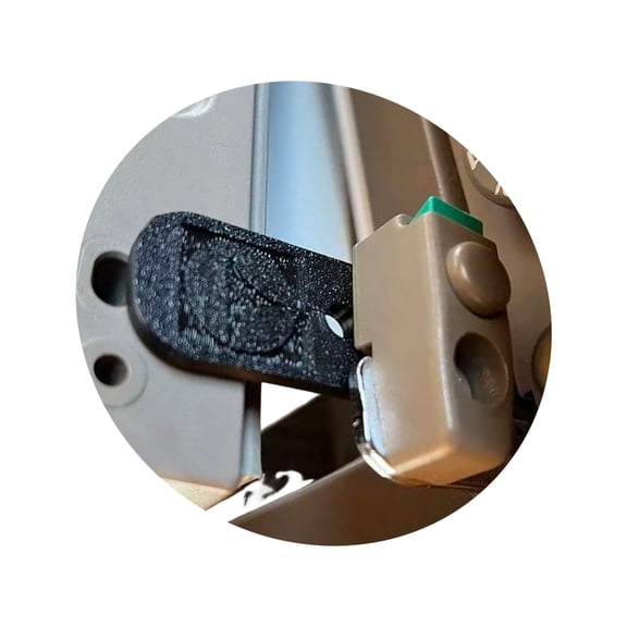 Camping Fridge Finger Pull Tab for In-Vehicle Refrigerator Doors, Black 3D Printed Door Opener Aid for Latch Area Access in Compact Spaces, 5cm/1.97inch