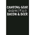 thumbnail image 1 of Camping Gear Bacon & Beer: Camp Blank Lined Notebook Journal, 1 of 1