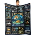 thumbnail image 1 of Camping Gifts, Cool Camping Gifts, Camping Gifts for Men/Women/Couples, Camper Gifts, Camping Essentials, Camping Accessories, Rv Gifts, Best Gifts for Rv Owners, Camping Blanket 50" X 60", 1 of 1