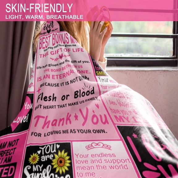 Camping Gifts for Women Men Lovers Throw Blanket, Happy Campers Decor Outdoor, RV Campsite Travel Hiking 50" x 60" - Memories - Blue