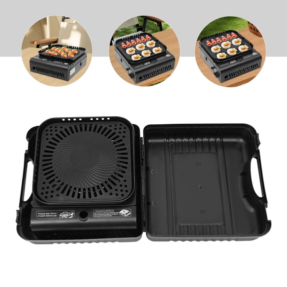 Camping Grill Stove Portable Camping Grill Gas Stove Grill Stove W/Portable Carry Case for Outdoor Cooking