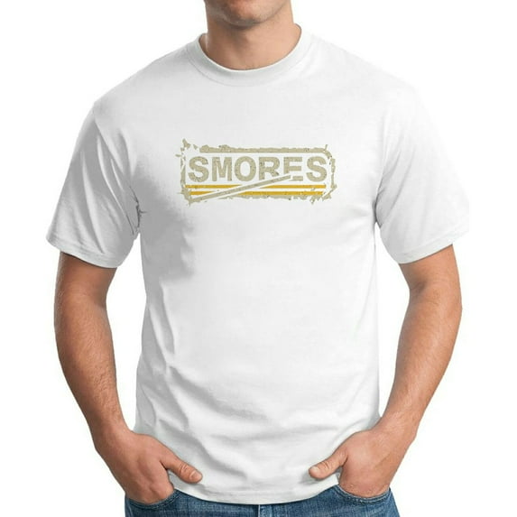 Camping Group Hug Smores Funny Marshmallow Men Short Sleeve Mens T-Shirt White