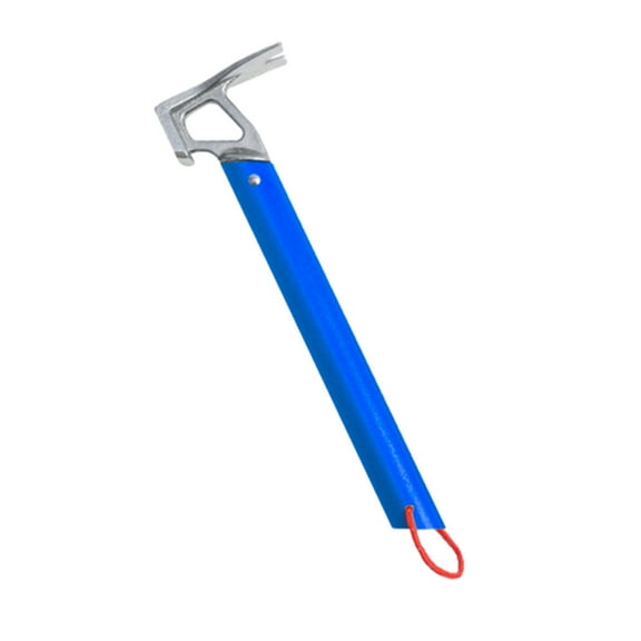Camping Hammer with Hook, 12" Portable Lightweight Multi-Functional Tent Stake Hammer for Outdoor, Camping, Hiking, Backpacking, Gardening