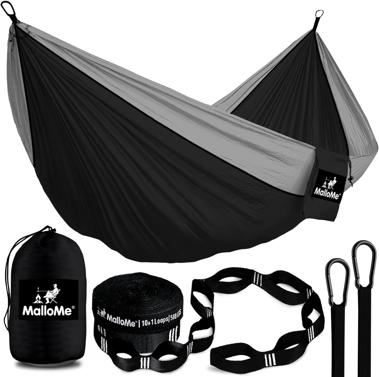 Camping Hammock for Adults & Kids - Portable Hammocks for Outside - Hamacas para Adultos Outdoor Single & Double Two 2 Person Hammock - Hamaca/Hamacs/Amacas Heavy Duty Tree Travel Hamock