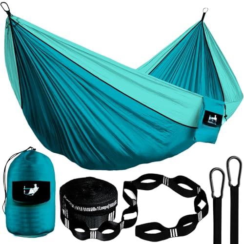 Camping Hammock For Adults & - Portable Hammocks Outside Hamacas Para Adultos Outdoor Single Double Two 2 Person Hamaca/hamacs/amacas Heavy Duty Tree Travel Hamock