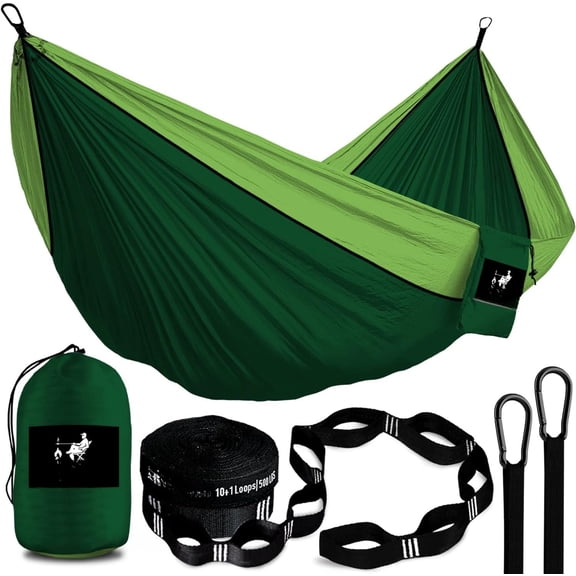 Camping Hammock for Adults & - Portable Hammocks for Outside - Hamacas para Adultos Outdoor Single & Double Two 2 Person Hammock - Hamaca/Hamacs/Amacas Heavy Duty Tree Travel Hamock