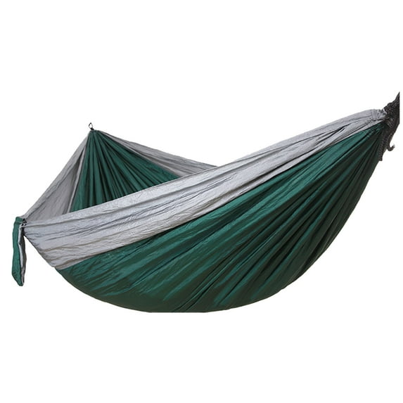 Camping Hammock - Portable Hammock Single or Double Hammock Camping Accessories for Outdoor-Gray Blood Green