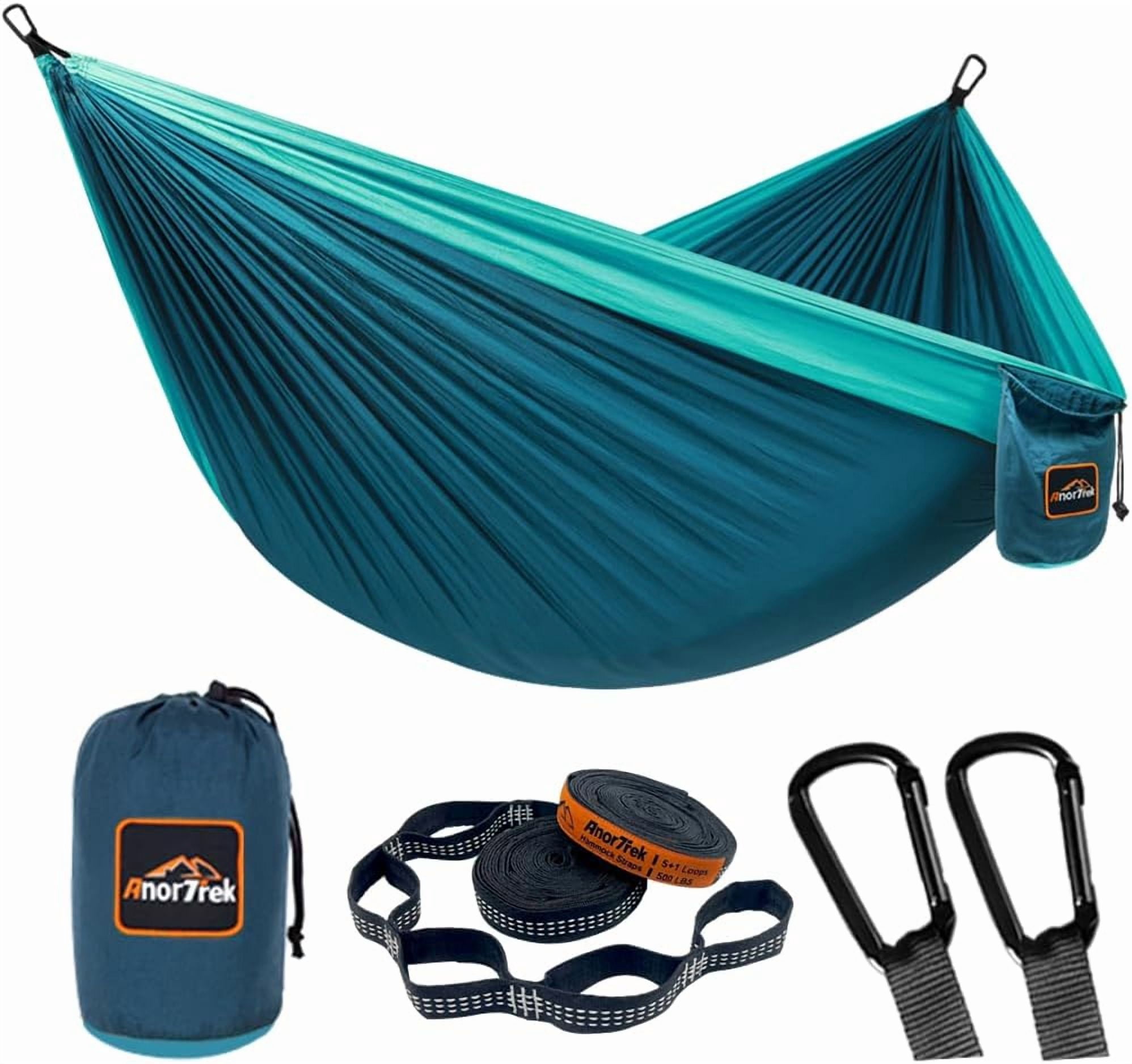 Camping Hammock, Super Lightweight Portable Parachute Hammock with Two