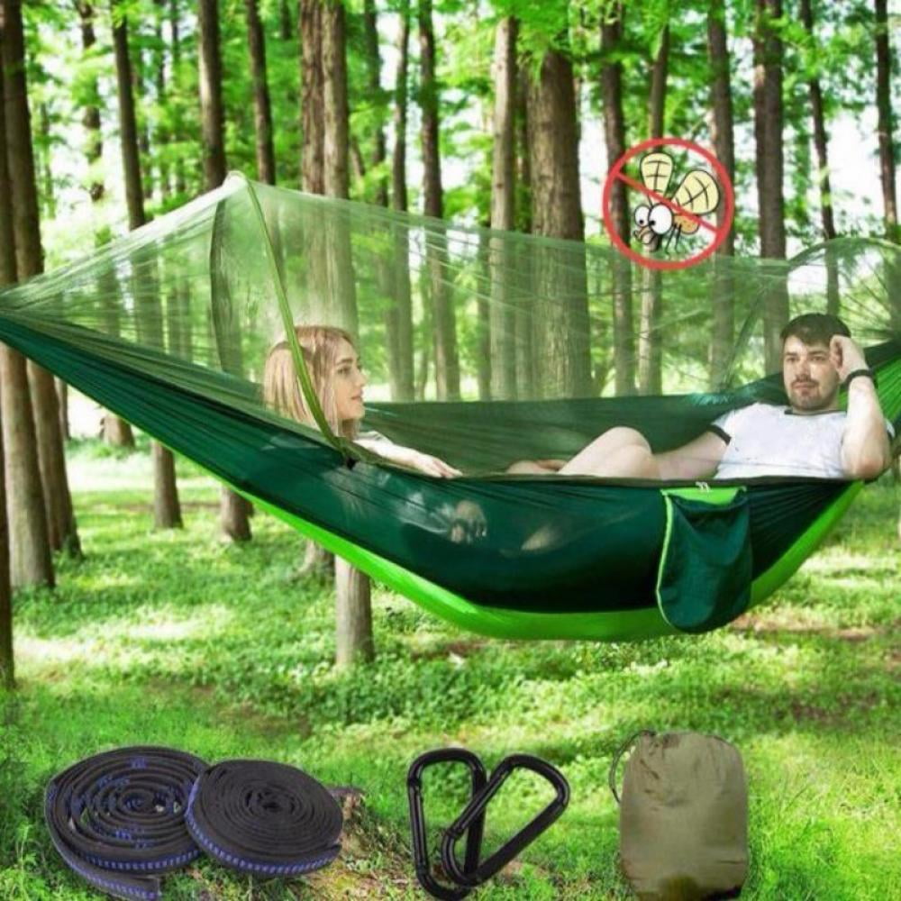 Camping Hammock with Mosquito Net,Tree Straps, 55