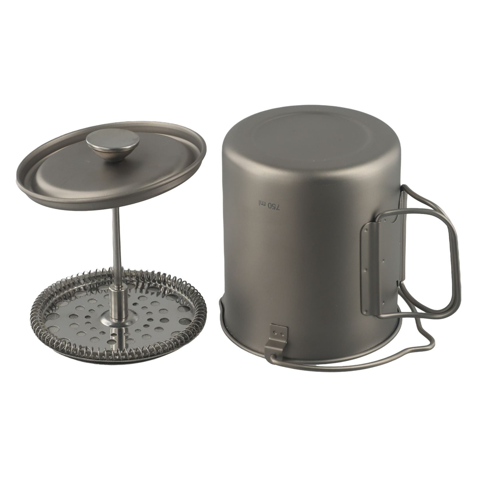 Titanium French Press Pot 1000 Ml Kaffeebereiter Ca Produktbild-Vorschau 2