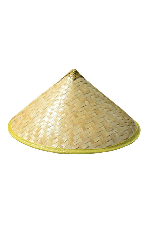 Camping & Hiking Chinese Oriental Sun Hat Handmade Weave Rice Straw Cap for Outdoor Activities Traditional Dance Props Fishing Farmer Use 169 Inch Functional Sunshade Hat