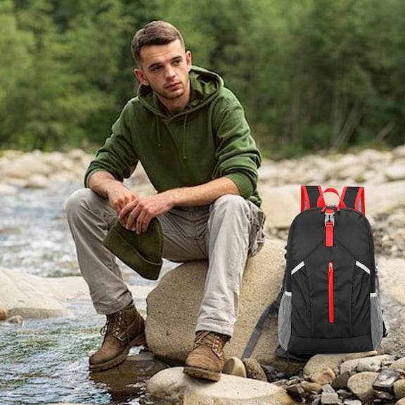 Camping Hiking Daypacks Lightweight Packable Backpack, 24L Travel Backpack for Men and Women, Foldable and Ultralight Hiking Daypack for Travel
