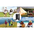 thumbnail image 1 of Camping & Hiking Insulated Cooler Bag with Detachable Shoulder Strap, Holds 6 Cans or 2 Bottles, Portable Aluminum Alloy Design, 41×16.5×8 cm, Black, 1 of 9