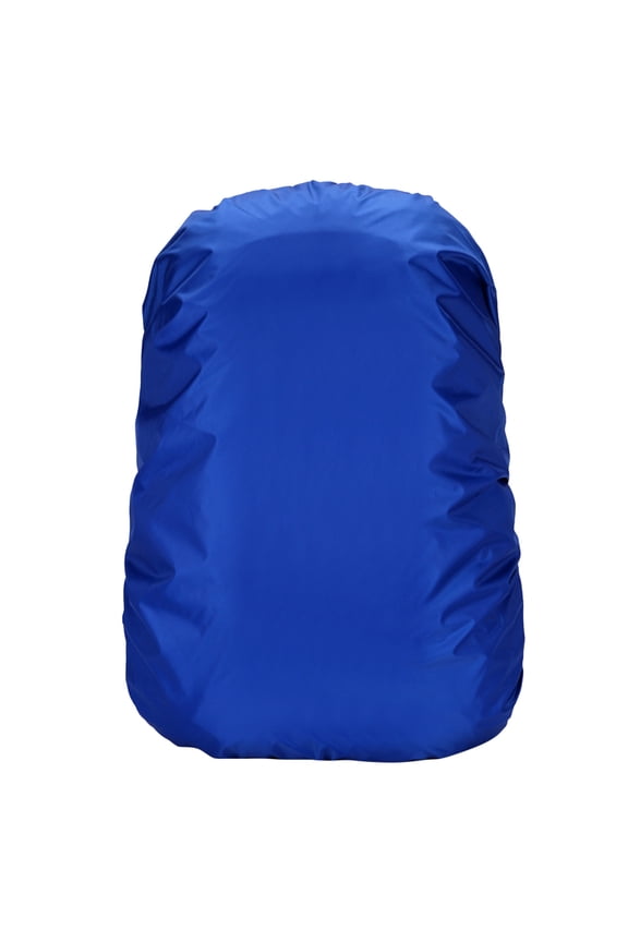 Camping Hiking Nylon Backpack Rain Cover 45L Portable Shield for Outdoor Travel and Adventure,One Size,Blue