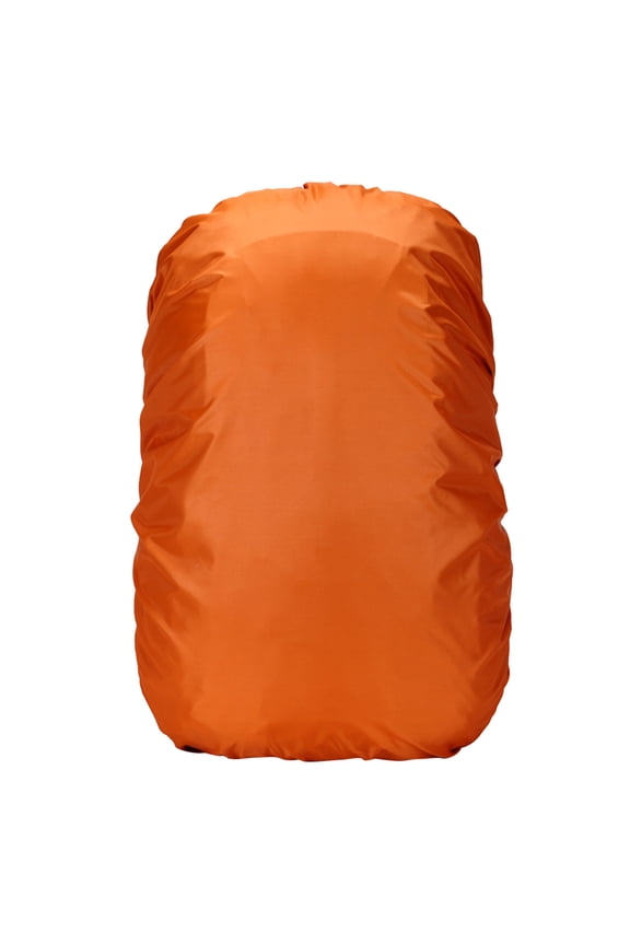 Camping Hiking Nylon Backpack Rain Cover 45L Portable Shield with Buckle Strap for Outdoor Use,One Size,Watermelon Red