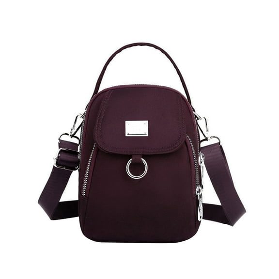Camping & Hiking Women Shoulder Bag Style Crossbody Bag Cute Satchel Bag 3 Layer Mini Handbag For Daily Decoration
