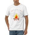 thumbnail image 1 of Camping I'D Rather Be Cotton T-Shirt White Xx-Large, 1 of 5
