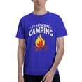 thumbnail image 1 of Camping I'D Rather Be Men'S Basic Short Sleeve T-Shirt Blue 4x-Large, 1 of 5
