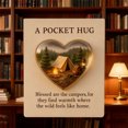 thumbnail image 1 of Camping Inspirational Gift Card Pocket Keepsake Encouragement Gift Outdoor Travel Memento Motivational Token Thoughtful Gift for Friends and Family, 1 of 4