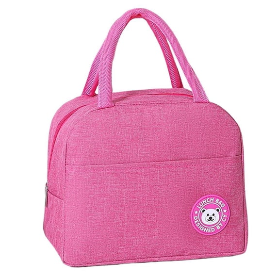 Camping Insulated Lunch Bag - Portable Bento Box Cooler Bag for Picnic, Travel, Outdoor Activities