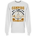 thumbnail image 1 of Camping Is Better With Friends Sweatshirt Men -Image by Shutterstock, Male Medium, 1 of 2