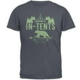 thumbnail image 1 of Camping Is In Tents Intense Funny Pun Mens T Shirt Charcoal MD, 1 of 1