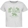 thumbnail image 1 of Camping Is In Tents Intense Funny Pun Toddler T Shirt White Toddler Size 5/6, 1 of 1