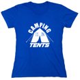 thumbnail image 1 of Camping Is In Tents Sarcastic Humor Novelty Funny Women's Casual Tees, 1 of 3
