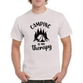 thumbnail image 1 of Camping Is My Therapy T-Shirt Men -Smartprints Designs, Male Medium, 1 of 4