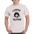 thumbnail image 1 of Camping Is My Therapy T-Shirt Men -Smartprints Designs, Male Small, 1 of 4