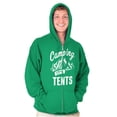 thumbnail image 1 of Camping Its In Tents Funny Outdoors Zip Up Hoodie Men's Women's Brisco Brands L, 1 of 6