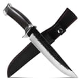 thumbnail image 1 of Plys Camping Knife Fixed Blade Outdoor Knives with Nylon Sheath, Forge Stainless Steel Blade, Camping Essentials Gear, 1 of 7