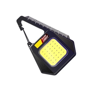 Camping LED Flashlight Pocket Lamp USB Charging Bright Torch with Hook Handheld Emergencies Light Work Lamp Enduring