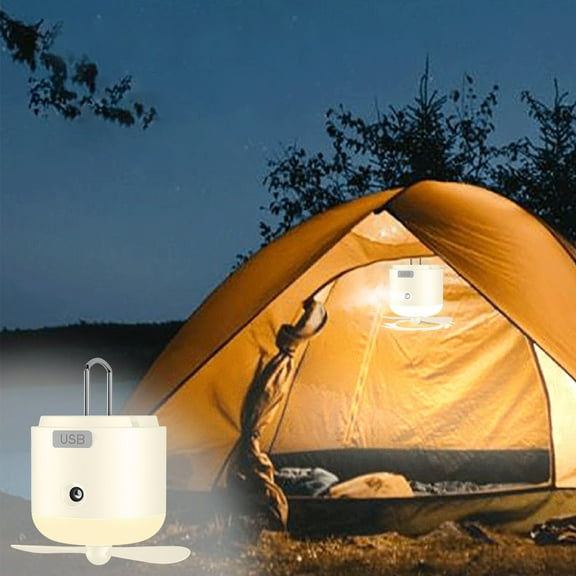 Camping Lamp Fan Combo | USB Rechargeable Outdoor Light with Atomizing Spray | Mosquito prevention | 1200mAh Power Bank | Adjustable Brightness | 60ml Water Tank | Portable Tent Lighting