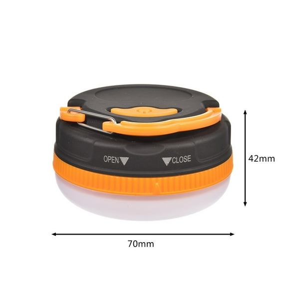 Camping Lantern 3w Portable Camping Lantern with Hook & Magnet 5 Light Modes Ip44 Water Resistant Flashlight Emergency Power Bank for Outdoors Portable Flashlight