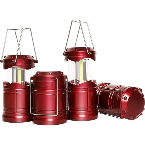 Camping Lantern, 4 Flashlight for Power Outages, Portable Collapsible Light Essential for , Outdoor, Lamp Kit Gear for Hurricane,B4BD