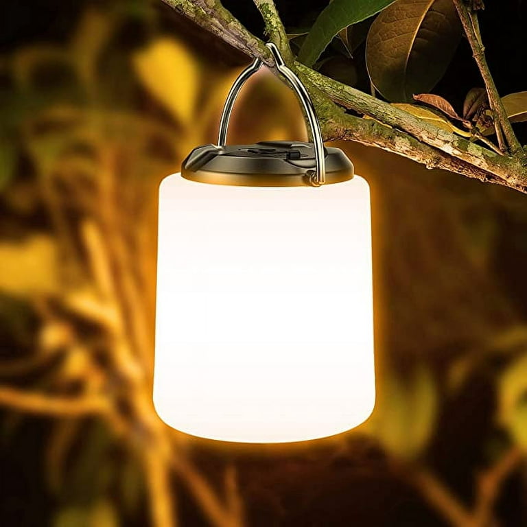 Powerful Camping Lamp Warm Light, Rechargeable Led Lantern