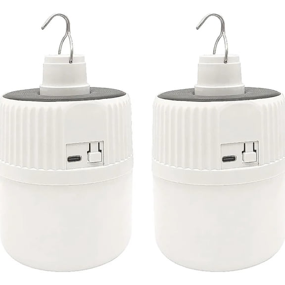 Camping Lantern Rechargeable, LED Tent Light, 3 Light Modes 2400mAh Power Bank, Solar Camp Lantern for Equipment Charging, Life Saving, Camping, Hiking, Fishing, Shelters