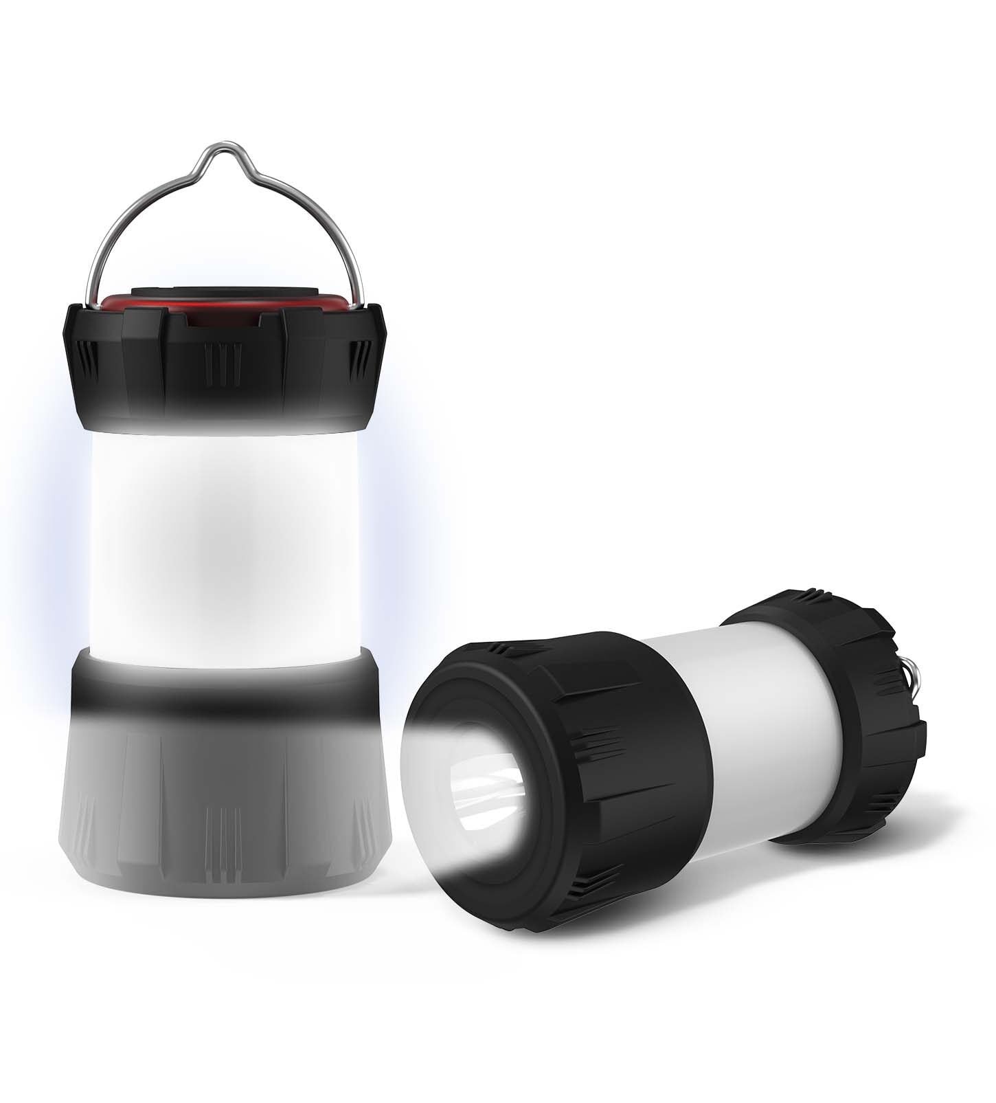 Camping Lantern Rechargeable, Blukar Super Bright LED Camping Lights Lamp -  7 Light Modes 60 LEDs Tent Light 10+ Hrs Runtime for Hurricane,Power