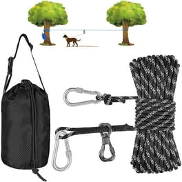Dog Tie Out Cable and Stake for Camping,Swivel Dog Run- No Tangle - Main Image