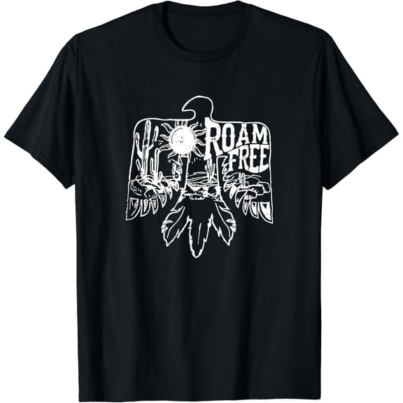 Camping Life Desert Thunderbird Roam Free T Shirt