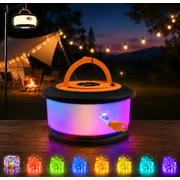 Elice Rechargeable Camping Lights, 32.8 FT Waterproof Camping Lantern, 3-in-1 RGB Camping String Lights with 19 Lighting Modes, Quick 30s Recovery, Tent Lights for Camping Party Decor Camping
