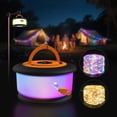 thumbnail image 1 of Elice Rechargeable Camping Lights, 32.8 FT Waterproof Camping Lantern, 3-in-1 RGB Camping String Lights with 19 Lighting Modes, Quick 30s Recovery, Tent Lights for Camping Party Decor Camping, 1 of 12
