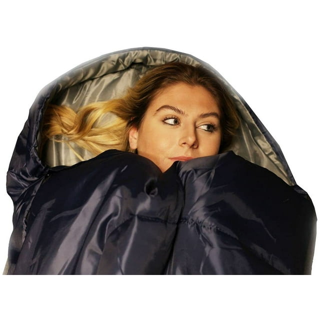 Camping Lightweight Sleeping Bag 3 Season Warm & Cool Weather