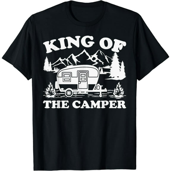 Camping Lover Camper Van King Of The Camper T-Shirt